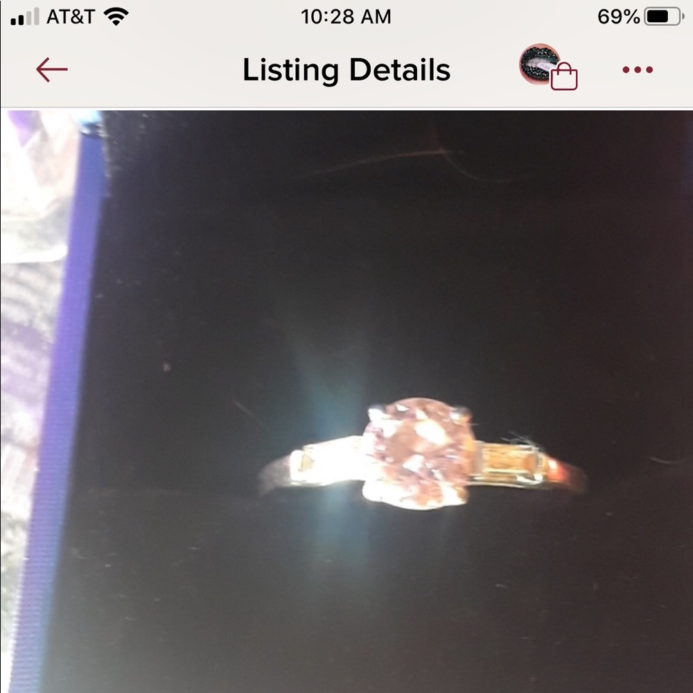 SHE LIED! Pink Diamond Ring SHE BLOCKED ME - Picture 7 of 8